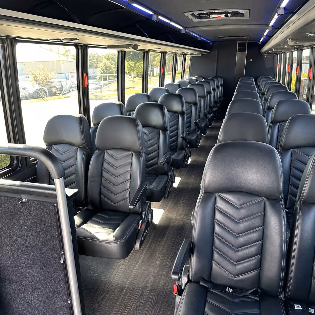 30 passenger minibus inside