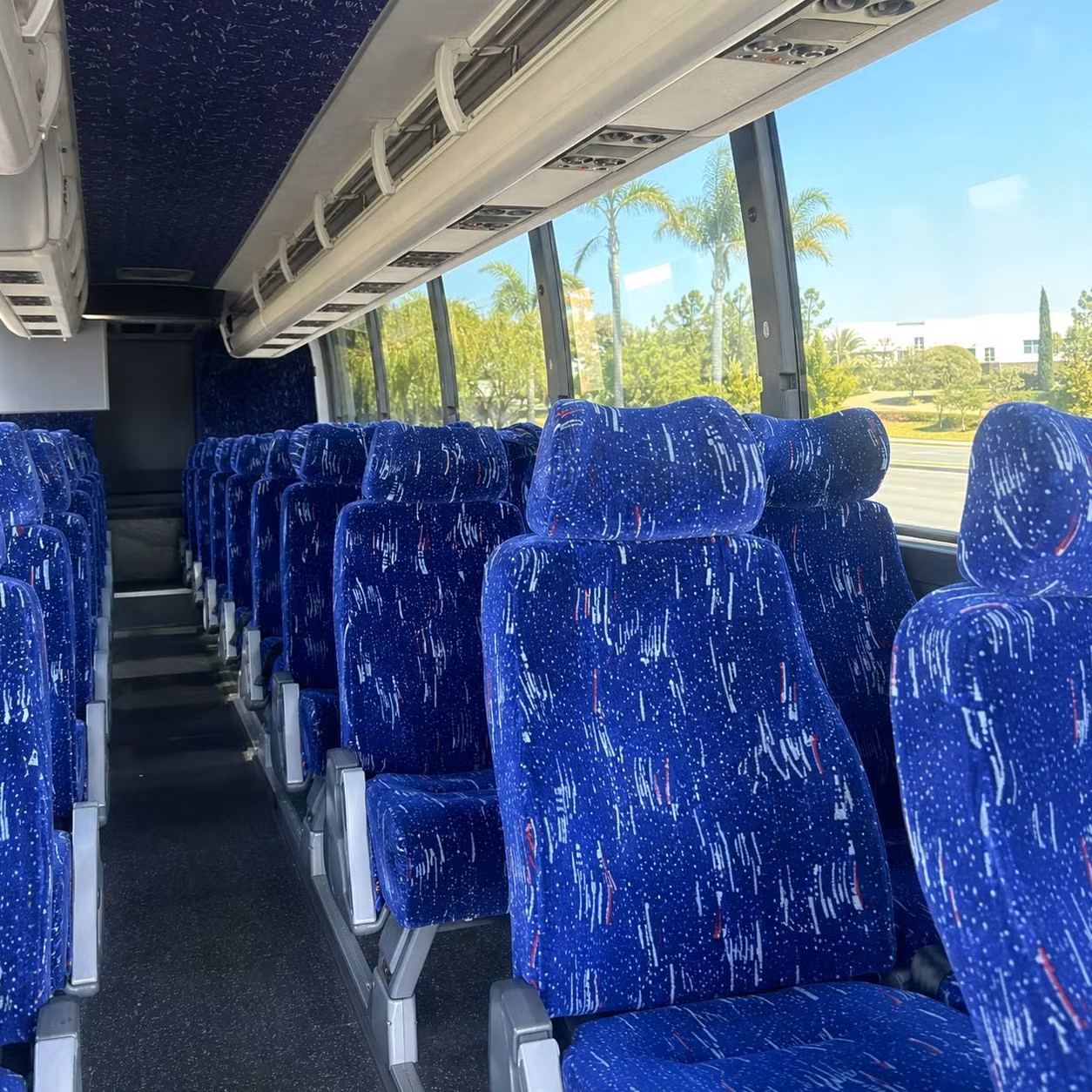 watsonville charter bus rental interior